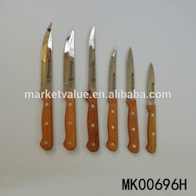 HOT SALES Kitchen Knife Set With WOODEN Handle